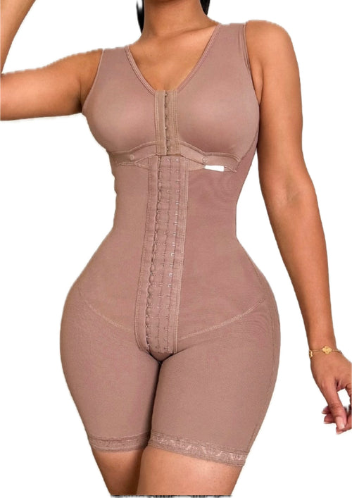Faja Colombiana Media Pierna con Brasier | Uso Diario