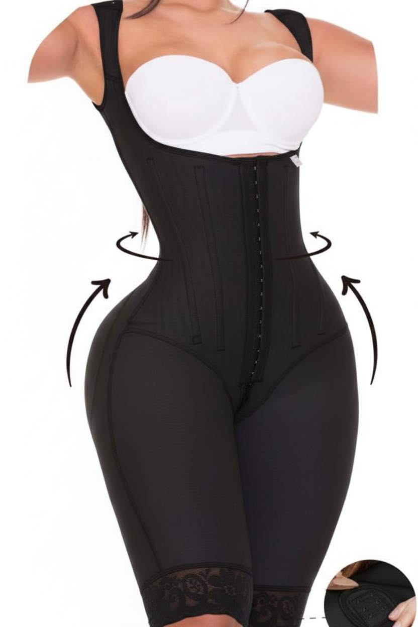 Faja Hasta las Rodillas en Negro