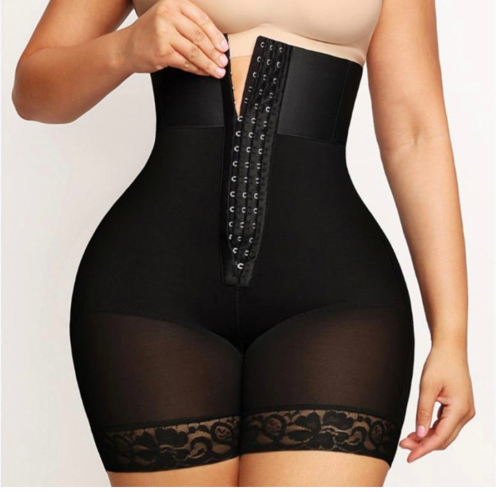 Faja Short Colombiana Strapless Media Pierna | Uso Diario